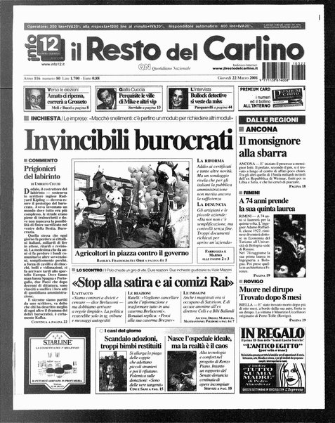 Il Resto del Carlino : giornale dell'Emilia